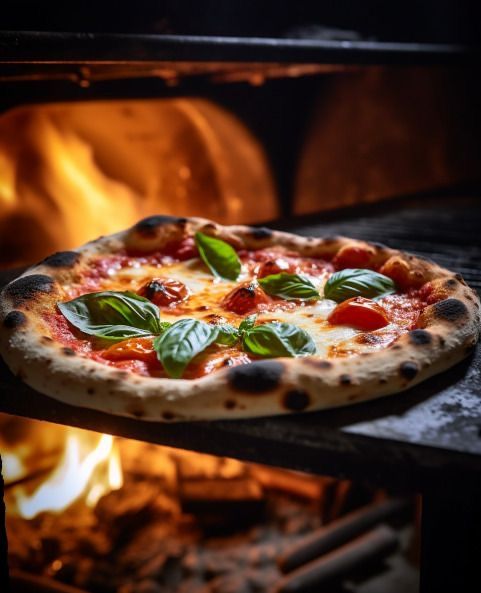 Pizzaiolo at work